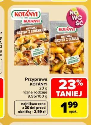Przyprawa Kotányi Mieszanka Grzyby z czosnkiem +1 wariant