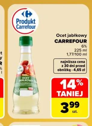 Ocet jabłkowy Carrefour 6%