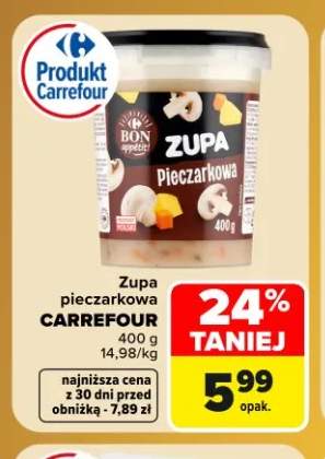 Zupa pieczarkowa Carrefour