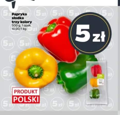 Papryka słodka trzy kolory