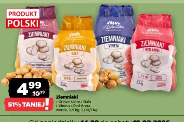 Ziemniaki uniwersalne Z Zieleniaka +3 warianty