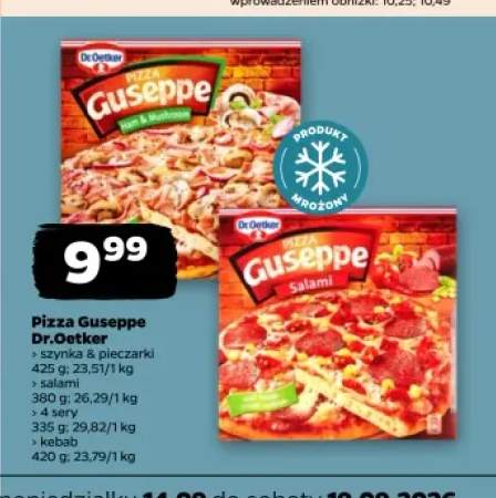 Pizza Guseppe szynka & pieczarki Dr.Oetker +3 warianty