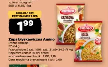 Zupa błyskawiczna Amino