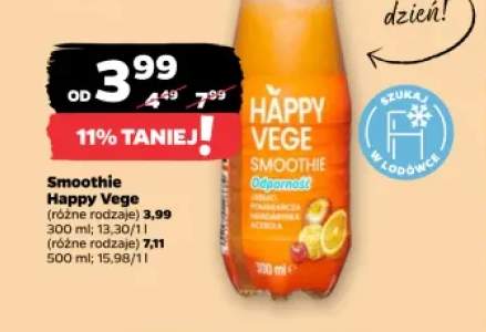 Smoothie Happy Vege 500 ml +1 wariant