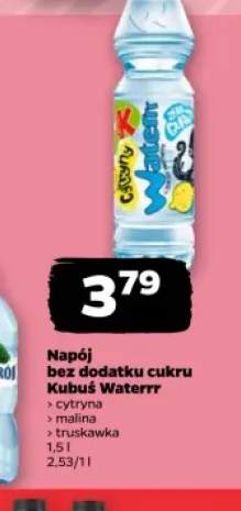 Napój bez dodatku cukru Kubuś Waterrr cytryna +2 warianty