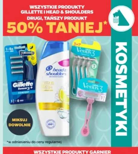 Produkty Gillette i Head & Shoulders +3 warianty