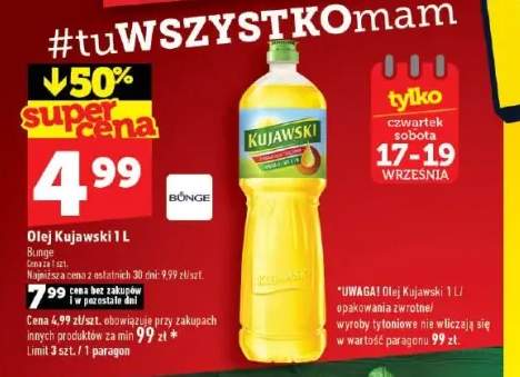 Olej rzepakowy Kujawski