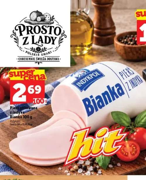 Pierś gotowana z indyka Bianka Indykpol