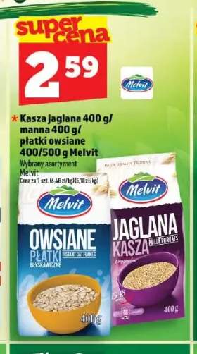 Kasza jaglana Melvit +2 warianty
