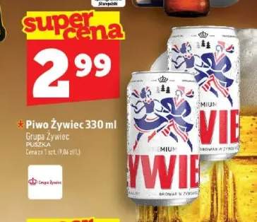 Piwo Żywiec +1 wariant