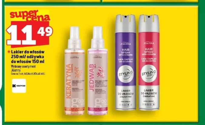 Odżywka do włosów w sprayu Joanna Keratyna +3 warianty