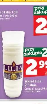 Wkład Lilia 2,5 dnia