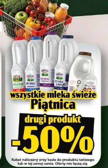 Mleka świeże Piątnica +5 wariantów