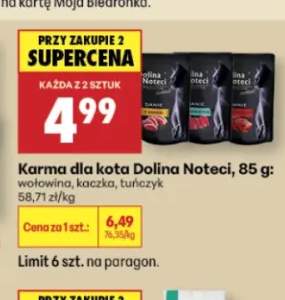 Karma dla kota Dolina Noteci tuńczyk +2 warianty