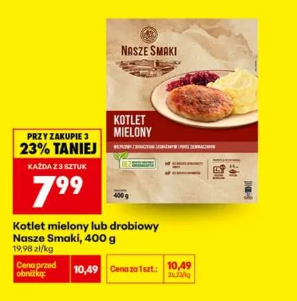 Kotlet mielony Nasze Smaki +1 wariant
