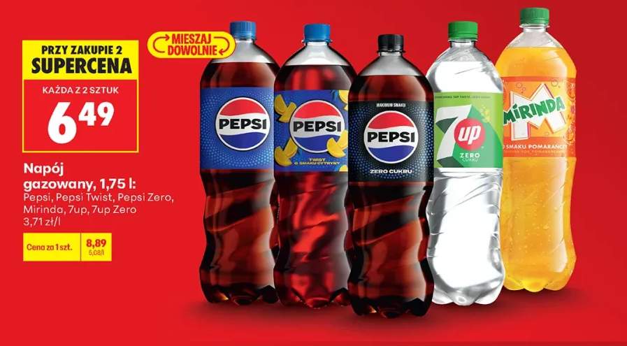 Napój gazowany Pepsi +5 wariantów
