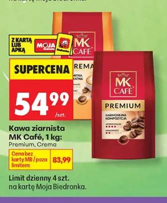 Kawa ziarnista MK Café Premium +1 wariant