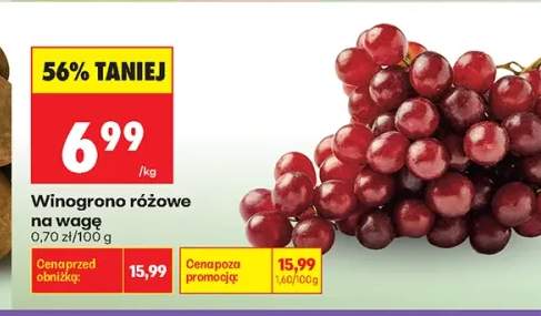 Winogrona różowe