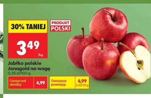 Jabłka polskie Jonagold
