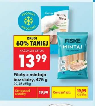 Filety z mintaja bez skóry Seacon +1 wariant