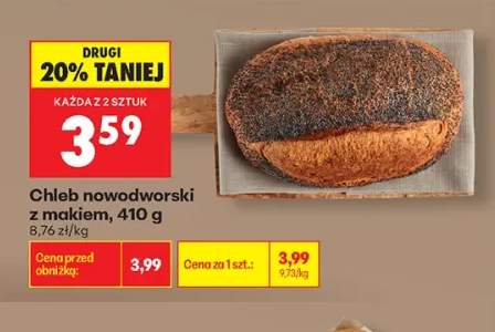 Chleb nowodworski z makiem