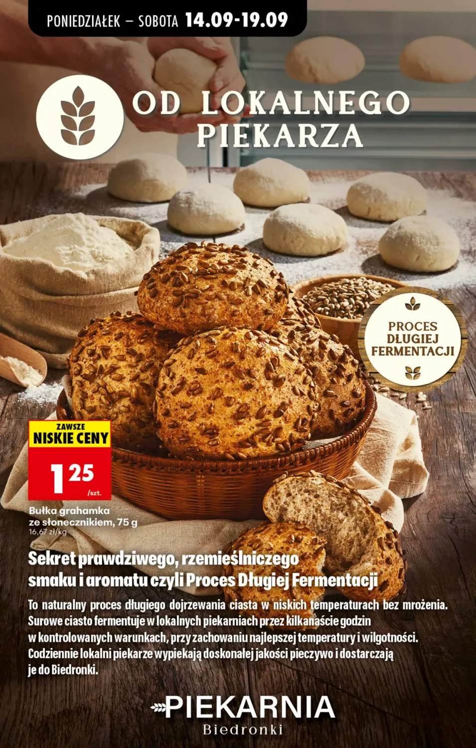 Bułka grahamka ze słonecznikiem