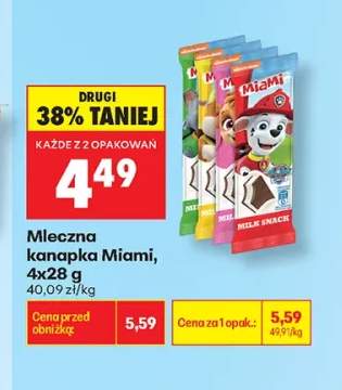 Mleczna kanapka Miami 4-pak