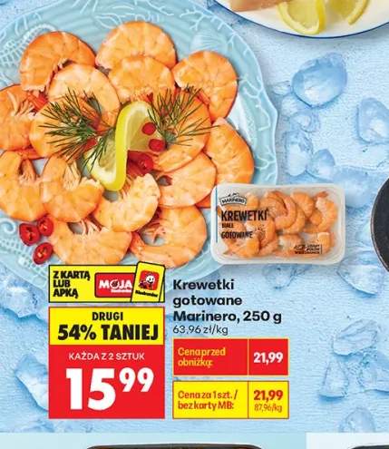 Krewetki gotowane Marinero