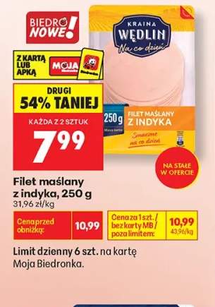 Filet maślany z indyka Kraina Wędlin