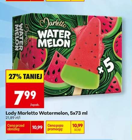 Lody Marletto Watermelon 5-pak 73 ml