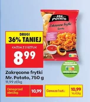 Zakręcone frytki Mr. Potato