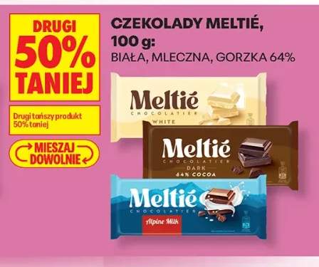 Czekolada biała Meltié +2 warianty
