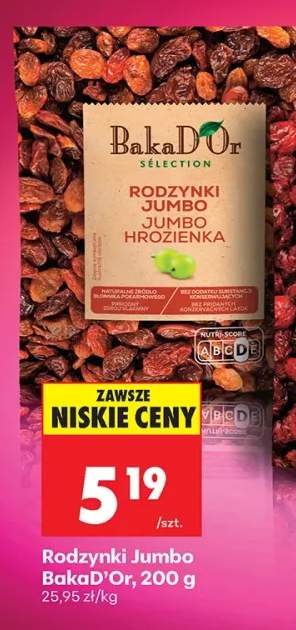 Rodzynki Jumbo BakaD'Or