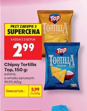 Chipsy Tortilla Top solone +1 wariant