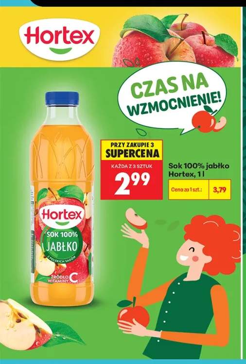 Sok jabłko Hortex 100%