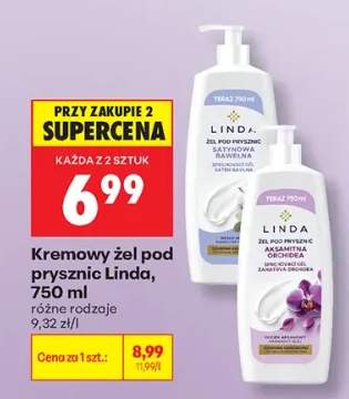 Kremowy żel pod prysznic Linda