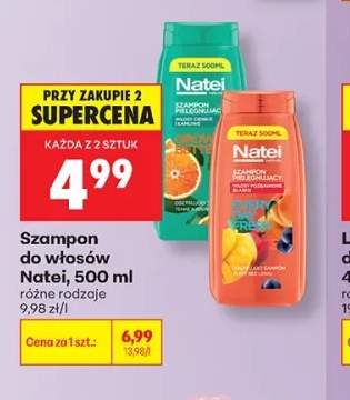 Szampon do włosów Natei Grow & Better +1 wariant