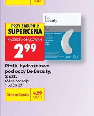 Płatki hydrożelowe pod oczy Be Beauty
