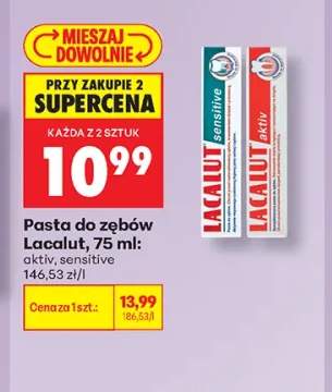 Pasta do zębów Lacalut sensitive +1 wariant