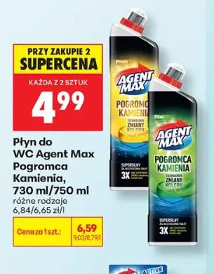 Płyn do WC Agent Max Pogromca Kamienia