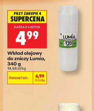 Wkład olejowy do zniczy Lumia