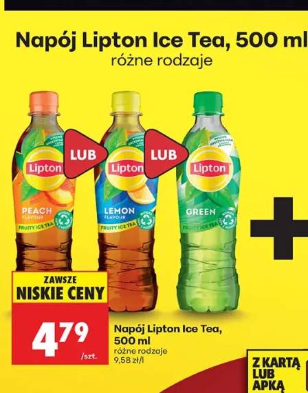 Napój Lipton Ice Tea Peach +2 warianty