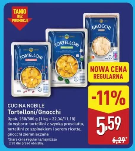 Tortellini z szynką prosciutto Cucina Nobile +2 warianty