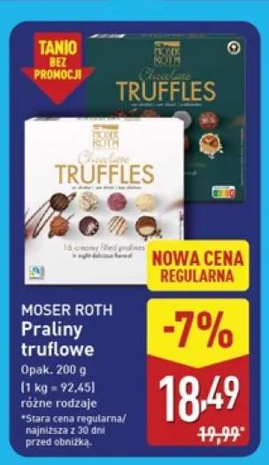 Praliny truflowe Moser Roth