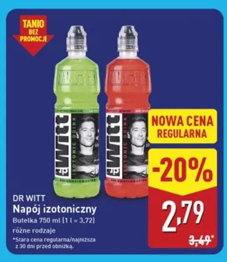 Napój izotoniczny Cactus Dr Witt +1 wariant