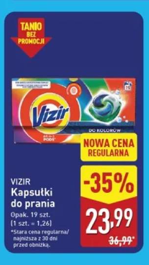 Kapsułki do prania Vizir