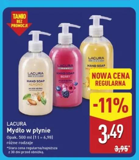 Mydło w płynie Berry Lacura +2 warianty
