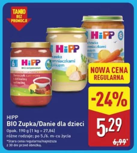 BIO Danie dla dzieci barszczyk czerwony z delikatną wołowiną HiPP +2 warianty