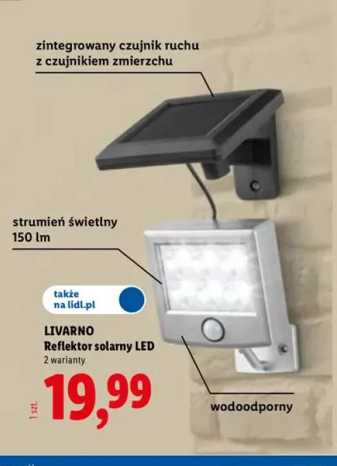 Reflektor solarny LED Livarno