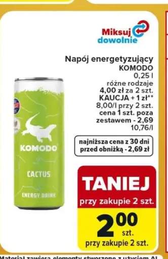 Napój energetyzujący Komodo